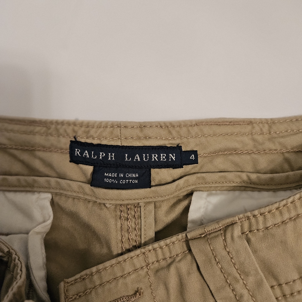 Ralph Lauren Women's Beige Cargo Pants - Picture 2 of 7